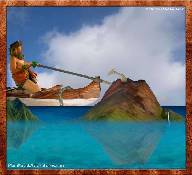 The Ancient Legend of Maui Fishing up the Hawaiian Islands